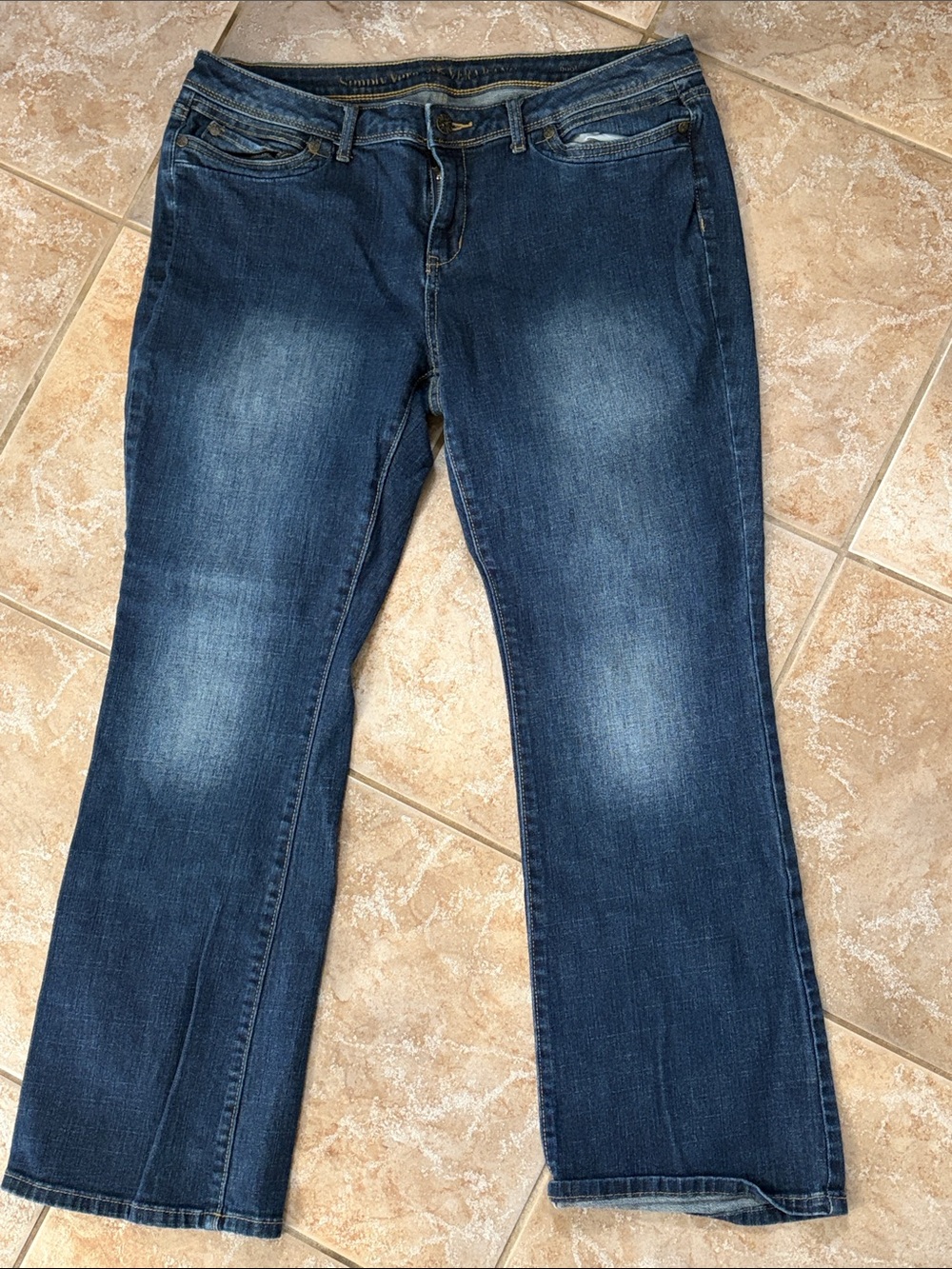 Simply Vera Vera Wang Flap Pocket Bootcut Jeans Size‎ 14P